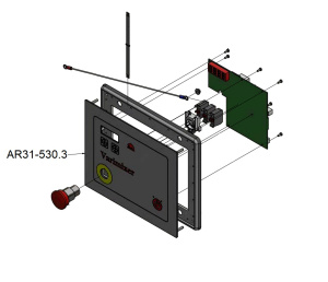 ПАНЕЛЬ ФРОНТАЛЬНАЯ VL1 VARIMIXER AR31-530.3