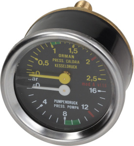 МАНОМЕТР БОЙЛЕРА-НАСОСА Ø 60 ММ
