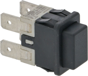 ВЫКЛЮЧАТЕЛЬ БИПОЛЯРНЫЙ ЧЕРНЫЙ 16A 250V