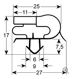 УПЛОТНЕНИЕ 650Х570ММ