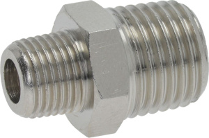 НИКЕЛИРОВАННЫЙ ПАТРУБОК Ø 1/8"M-1/4"M