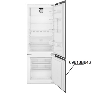 ДВЕРЬ МОРОЗИЛЬНОЙ КАМЕРЫ SMEG 69613B646