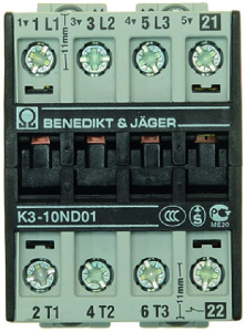 КОНТАКТОР BENEDIKT/JAGER K3-10ND01