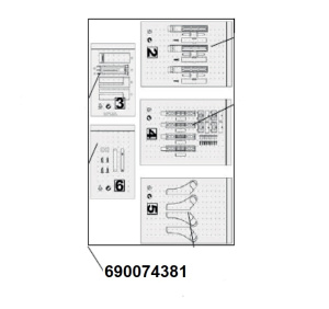 КОМПЛЕКТ МОНТАЖНЫЙ SMEG 690074381
