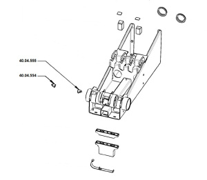 МИКРОПЕРЕКЛЮЧАТЕЛЬ ЛЕВЫЙ НИЖНИЙ S25 X30 RATIONAL 40.04.554