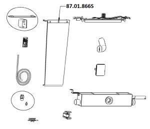 КОМПЛЕКТ МОДЕРНИЗАЦИИ ЗАЩИТЫ СТОЛКНОВЕНИЯ RATIONAL 87.01.866S