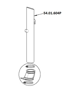 КОЖУХ ВЕНТИЛЯЦИОННЫЙ RATIONAL 54.01.604P