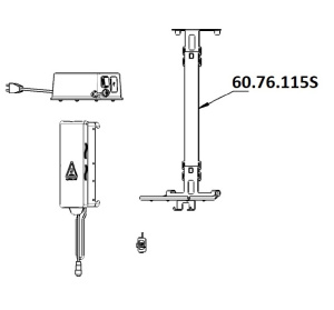 КОМПЛЕКТ КРЕПЛЕНИЯ VARIOSMOKER RATIONAL 60.76.115S