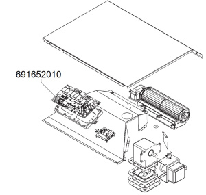 БЛОК ЭЛЕКТРОННЫЙ СИЛОВОЙ SMEG 691652010