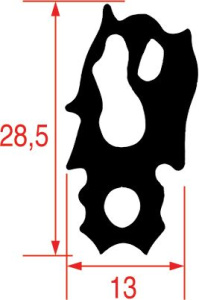 УПЛОТНИТЕЛЬ ДВЕРЦЫ ПЕЧИ 770X680 MM RATIONAL 20.02.553P