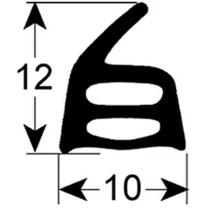 УПЛОТНИТЕЛЬ Д 650 ММ Ш 340 ММ 3-СТОРОННИЙ