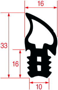УПЛОТНИТЕЛЬНАЯ РЕЗИНА ДЛЯ ПЕЧИ 475Х605 ММ 