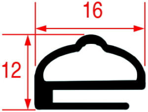 ПРОКЛАДКА ДЛЯ ДВЕРЦЫ ДУХОВКИ - 3 М