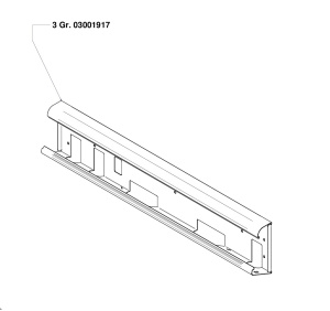 КОРПУС ПАНЕЛИ УПРАВЛЕНИЯ 3 ГР. APPIA NUOVA SIMONELLI 03001917