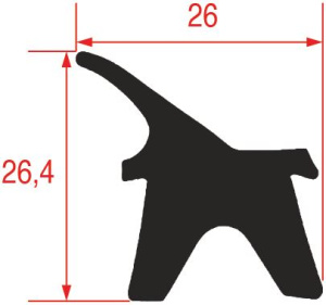 УПЛОТНИТЕЛЬ ДЛЯ ПЕЧИ 04880/I