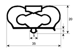 УПЛОТНИТЕЛЬ ИЗОЛЯЦИОННЫЙ INFRICO 602X30