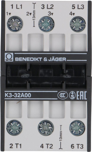 4007080. КОНТАКТОР BENEDIKT / JAGER K3-32A00 ELECTROLUX PROFESSIONAL 0005210900