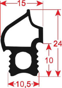 УПЛОТНИТЕЛЬ ДВЕРИ 20.10 CONVOTHERM 4