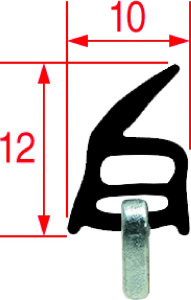 УПЛОТНИТЕЛЬНАЯ РЕЗИНА ДЛЯ ПЕЧИ 800Х400 ММ