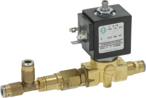 ЭЛЕКТРОМАГНИТНЫЙ КЛАПАН ODE 3-X ХОДОВОЙ Ø 1/8" 24VDC 8ВТ