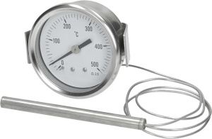 ТЕЛЕТЕРМОМЕТР БЕЛЫЙ Ø 60 ММ 0-500°C