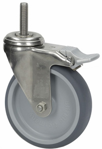 SWIVEL CASTOR 125X32 MM WITH ROCKER ARM CONVOTHERM 6014056