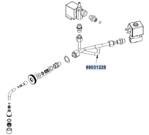 КОЛЛЕКТОР СМЕСИТЕЛЯ ГОРЯЧЕЙ ВОДЫ VICTORIA ARDUINO 98031228