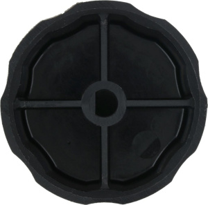 РУЧКА НУЛЕВАЯ МЕТКА Ø 43 ММ ВАЛ ПЛОСКИЙ ПРАВЫЙ ЧЕРНЫЙ