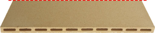 3310019. ПОДОВЫЙ КАМЕНЬ 696X348X17 ММ