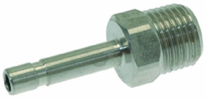 ПАТРУБОК Ø 1/8"M ДЛЯ КОНЦА ШЛАНГА Ø 4 ММ