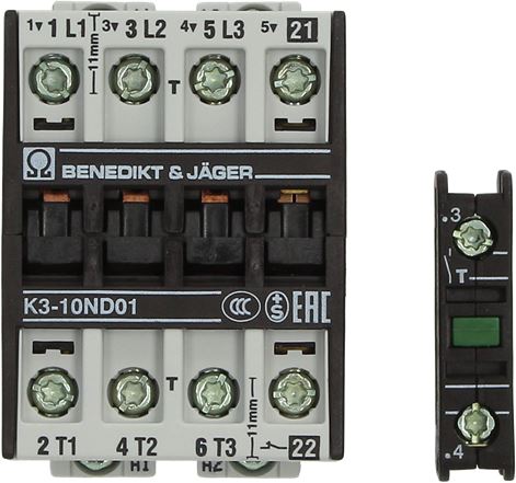 7107066. КОНТАКТОР BENEDIKT/JAGER K3-10ND01 RATIONAL 40.03.688S