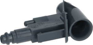 МУФТА ВХОДА ВОДЫ СЕРАЯ