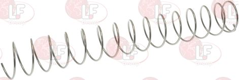 1719046. ЛЕВОСТОРОННЯЯ НАПРАВЛЯЮЩАЯ ХРОМИРОВАННАЯ СПИРАЛЬ Ø 70 ММ P34