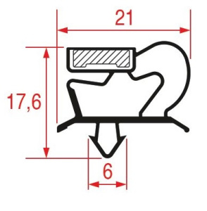УПЛОТНИТЕЛЬ 370Х360 ММ ELECTROLUX 091267