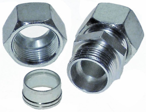 CLAMPING RING SCREWING STRAIGHT 15MM P3 CONVOTHERM 8018003