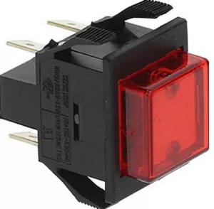 ВЫКЛЮЧАТЕЛЬ КНОПОЧНЫЙ КРАСН. NUOVA SIMONELLI 04200030
