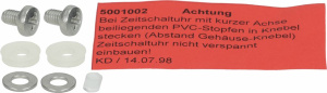 FITTING SET FOR TIMER NO. 5001001/500100 CONVOTHERM 5001002