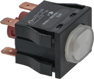 ДВУХПОЛЮСНЫЙ ПЕРЕКЛЮЧАТЕЛЬ, БЕЛЫЙ, 16 А, 250 В