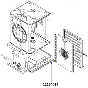ПОДДОН КАПЛЕСБОРНИК ДВЕРИ ЛЕВЫЙ FAGOR 12154019
