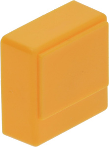 КНОПКА ЖЕЛТАЯ КВАДРАТНАЯ 23X23 MM