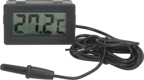 3394209. ЦИФРОВОЙ ТЕРМОМЕТР -50°+70°C ЧЕРНЫЙ