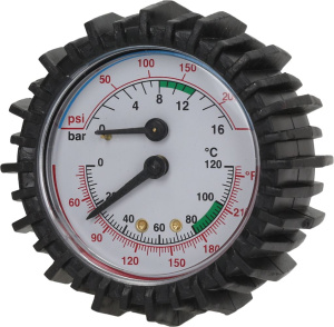 ТЕРМОМАНОМЕТР 0-16 BAR / 0-120°C