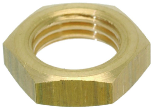 5026408. ГАЙКА ШЕСТИУГОЛЬНАЯ ИЗ ЛАТУНИ 1/4"X5 ММ ГАЗ