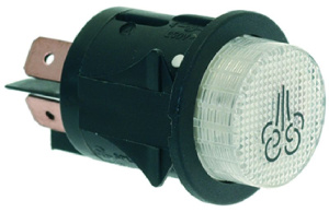 БЕЛАЯ КНОПКА 16А, 250В