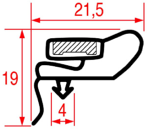 УПЛОТНЕНИЕ 1675X590 ММ