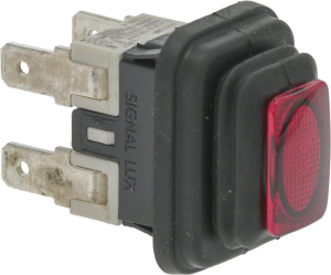 ПЕРЕКЛЮЧАТЕЛЬ БИПОЛЯРНЫЙ КРАСНЫЙ