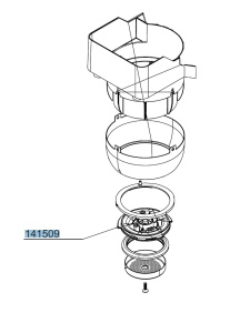 КРЕПЛЕНИЕ ФИЛЬТРА SMEG 768416263