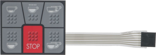 1319020. МЕМБРАНА 6-КНОПОЧНОЙ ПАНЕЛИ