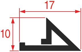 СИЛИКОНОВАЯ ПРОКЛАДКА ДВЕРЦЫ 1000 ММ