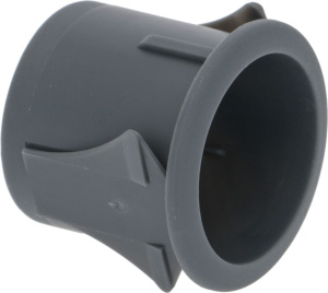 КОРПУС КНОПКИ КРУГЛАЯ СЕРАЯ